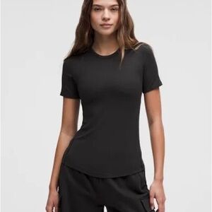 lululemon Hold Tight Black Short Sleeve Tee